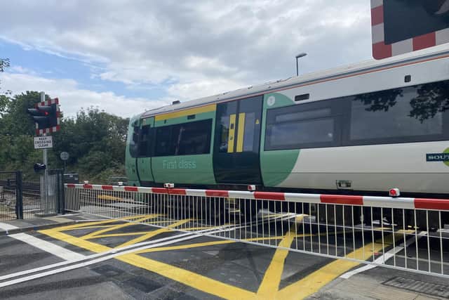 Parsonage Road level crossing in Horsham reopened yesterday (August 30) after being closed for safety improvements