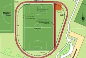 Plans for the track at Chichester College | Image courtesy of Chi Runners and AC