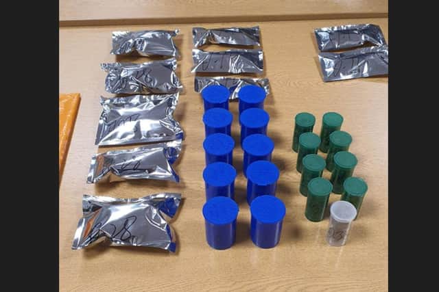 Drug-dealing arrest made following vehicle stop in Eastbourne (photo from Sussex Police)