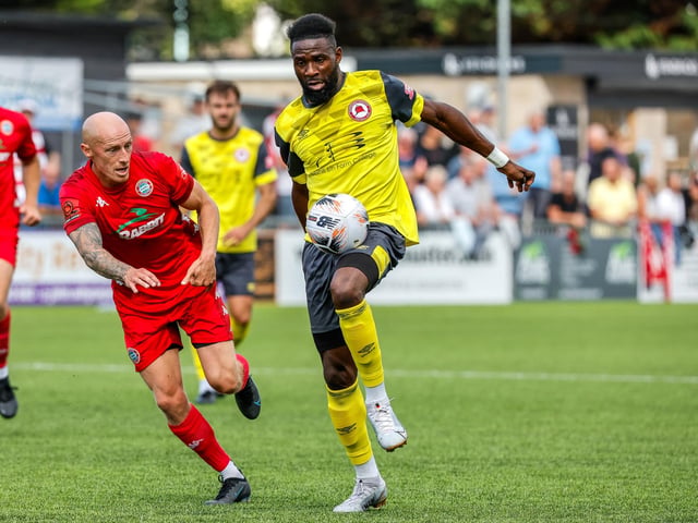 Action from Worthing v Eastbourne Borough
