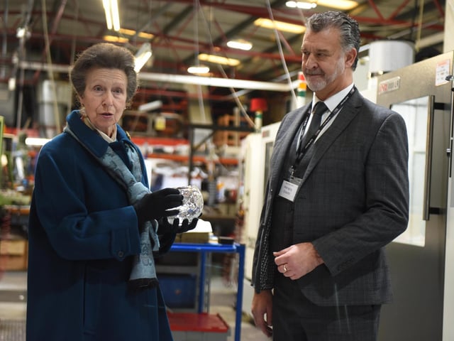 The Princess Royal visits Focus SB in St Leonards on November 22 2023.