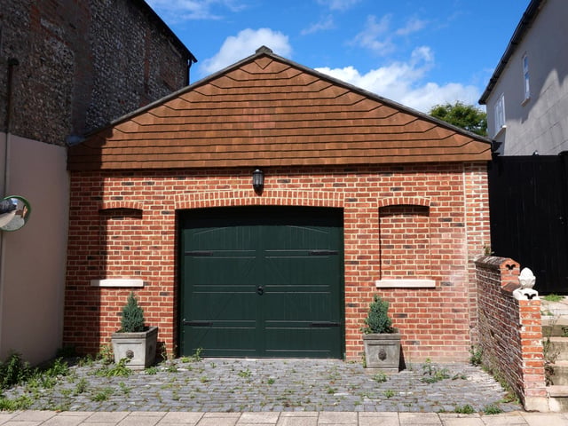 Bell's old cycle shop in Tarrant Street, now converted into a garage