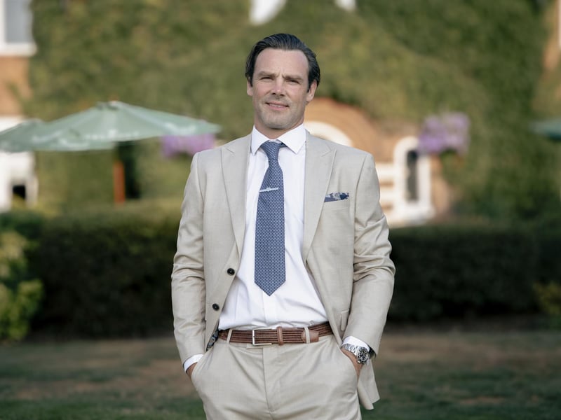 England rugby star Ben Foden wearing Dobell at a golfing event. Photo: contributed