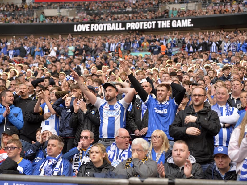 Brighton & Hove Albion V Man Utd Semi Final at Wembley(Photo by Jon Rigby)