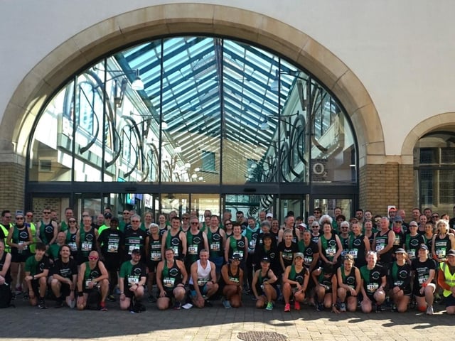 Hastings Runners taking part in the town's five-mile race