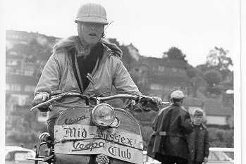 Iain Wilkins is asking for help identifying people in footage of the Mid Sussex Vespa Club in the 1960s