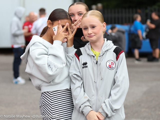 Crawley Town drew 1-1 with MK Dons at the Broadfield Stadium - here are fans, actions and goal celebrations