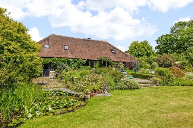 The home is a wonderful example of a Sussex barn conversion set in a picturesque rural location