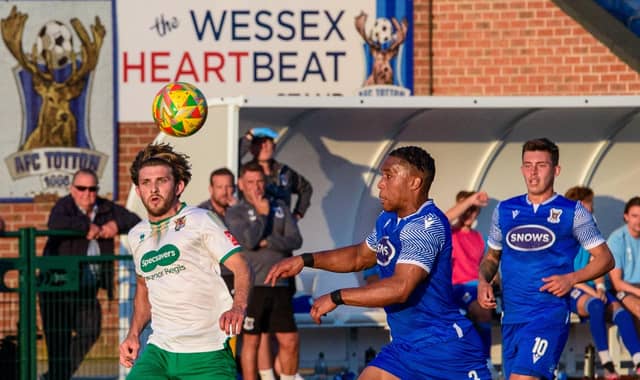 Action from AFC Totton v Bognor Regis Town, July 2023