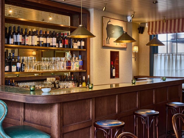Le Flamant's bar will serve a range of sparking wines from local vineywards as well as global wines and signature cocktails