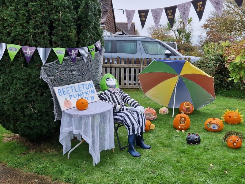 Ferring Scarecrow Festival from October 26 to November 3, 2024, is a feast for the eyes and the senses, with interactive displays and comical scenes to delight and amuse people of all ages. Purchase a map for £1 at The Orange Tree and support the fundraising for The Community Dementia Hive at Beehive Care in Ferring.