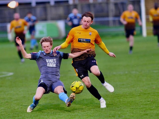 Littlehampton Town and Three Bridges played out a seven-goal thriller at The Sportsfield on Saturday with the home side coming out on top 4-3. Photographer Stephen Goodger was there to catch the action