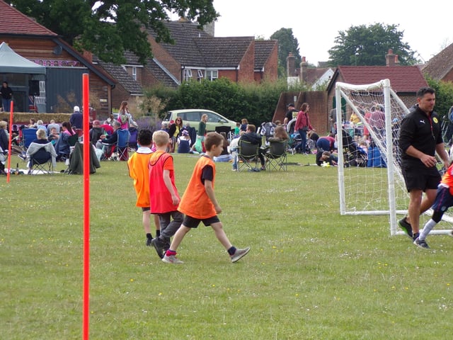 Families came together to celebrate the Queen's Platinum Jubilee with a picnic, games and dog show at the Allman Centre in Cowfold on Sunday, June 5