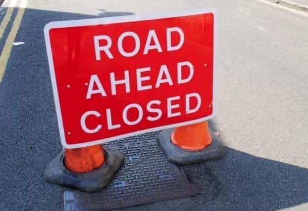 The A29 London Road in Pulborough is expected to be shut 'for some time' following a landslide