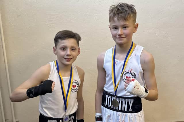 Frazer Hodgson and Johhny Scarborough of Horsham Boxing Club | Picture contributed by club