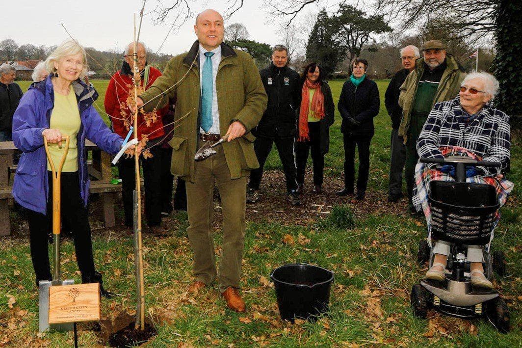 Andrew Griffith MP shares good news about Slindon's park plans 