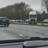 The M23 has reopened after a collision near Gatwick Airport. Photo: Jane Taylor