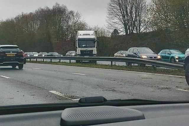 The M23 has reopened after a collision near Gatwick Airport. Photo: Jane Taylor