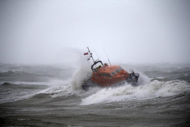 Lifeboats and a helicopter searched the water near Brighton Pier