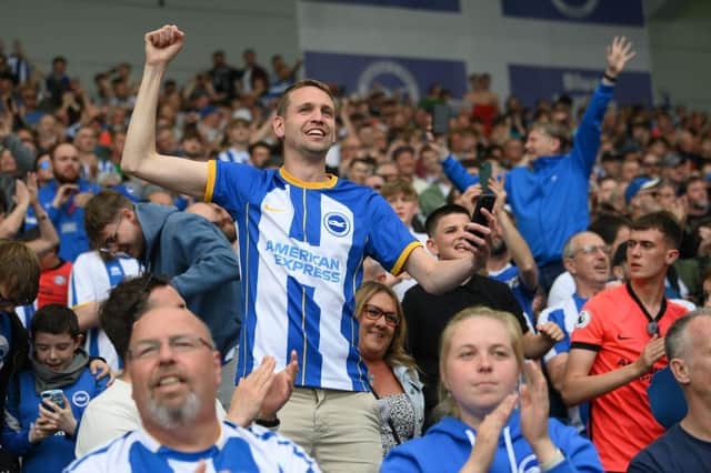 Brighton fans will have to pay £895 for the club's most expensive season-ticket.
