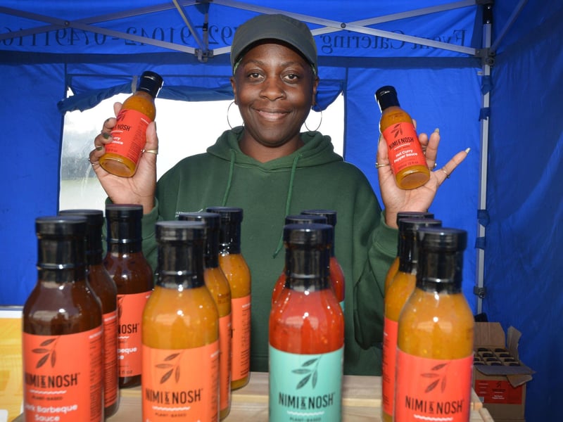 Easter Market on the seafront in Eastbourne on April 17 2025.
