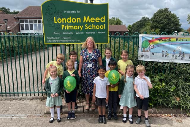 London Meed Community Primary School in Chanctonbury Road, Burgess Hill, was awarded a 'good' Ofsted rating in all categories