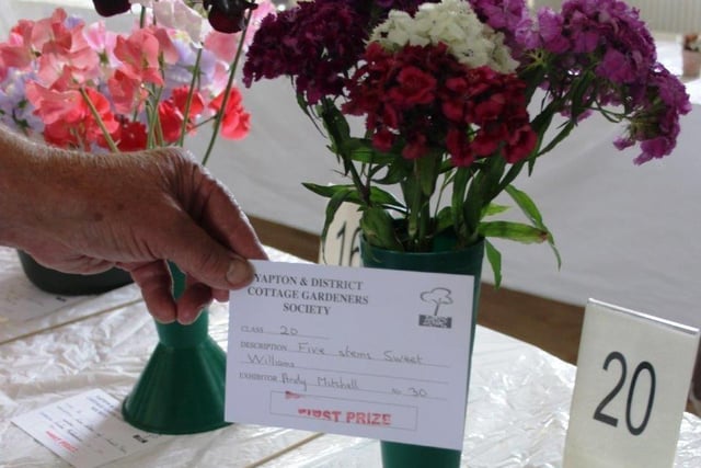 Yapton Cottage Gardeners’ Society held its first early summer flower show for three years and was pleased with the results