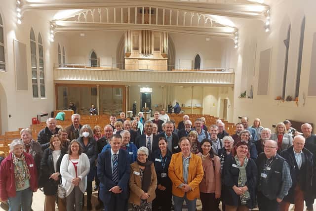 The meeting at St Paul's Church in Chichester