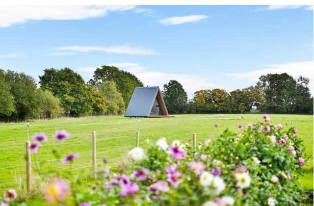 The holiday glamping pod at an Ashington farm. The owners now want to site a sauna nearby