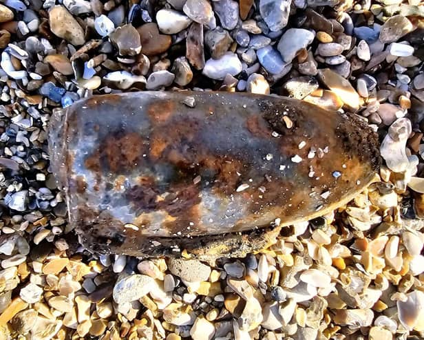 More explosives have been found on the Sussex stretch of coast dubbed the ‘UK’s most dangerous beach’ by national newspapers. Photo: Selsey Coastguard Rescue Team