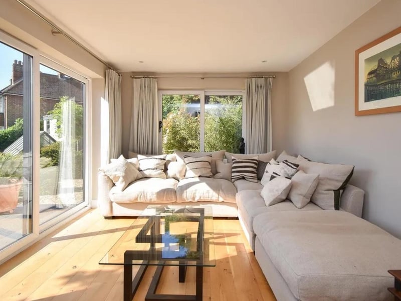 Light and airy living area