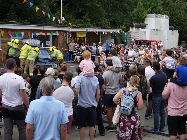 Haywards Heath Fire Station opened their doors and welcomed back the local community for the first time since 2019