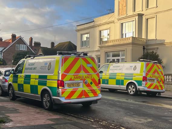 Multiple ambulances and police cars called to incident in Worthing