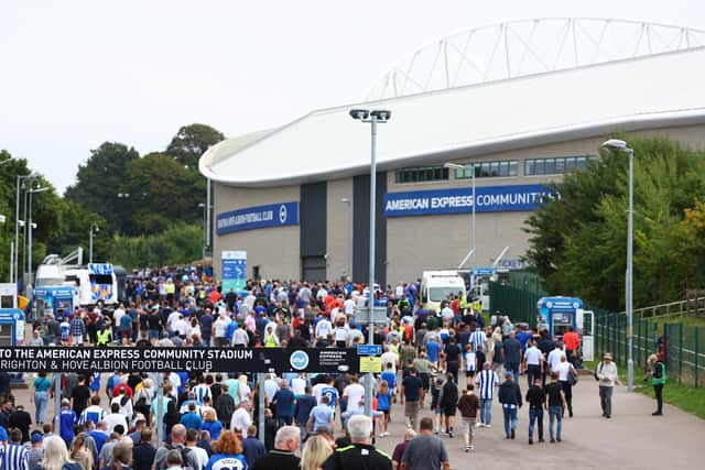 Brighton saw 24 football-related arrests last season, a 50% increase from the 2018/2019 campaign (Photo by Bryn Lennon/Getty Images)