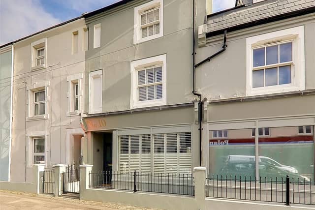 This stunning period property with original features has come on the market in Worthing town centre