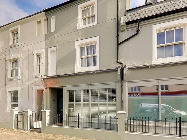 This stunning period property with original features has come on the market in Worthing town centre