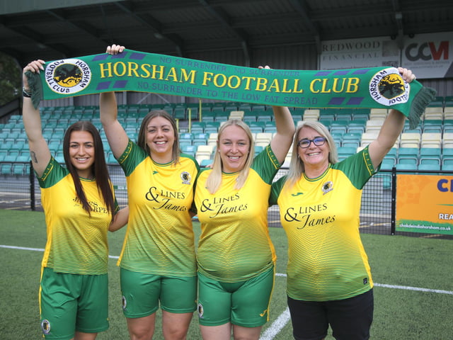 Horsham FC have launched their new home kit for the 2025-26 campaign – with a little help from the club’s volunteers, players, staff and loyal supporters.