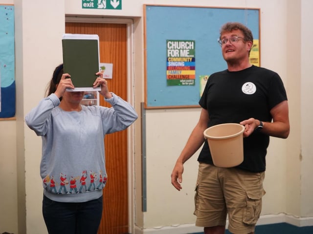 'Patience' rehearsals in progress