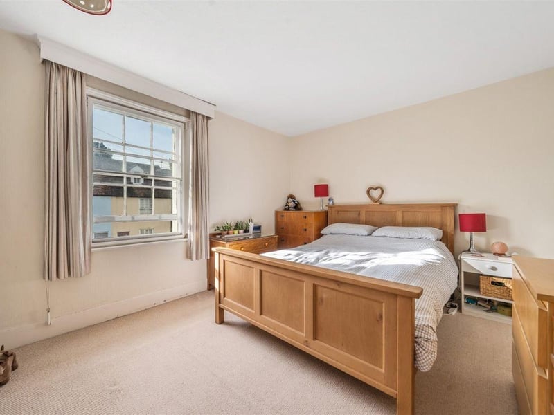 The property's second bedroom