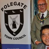 Honorary Freeman of Polegate Cllr Stephen Shing and Cllr Dan Dunbar Mayor of Polegate