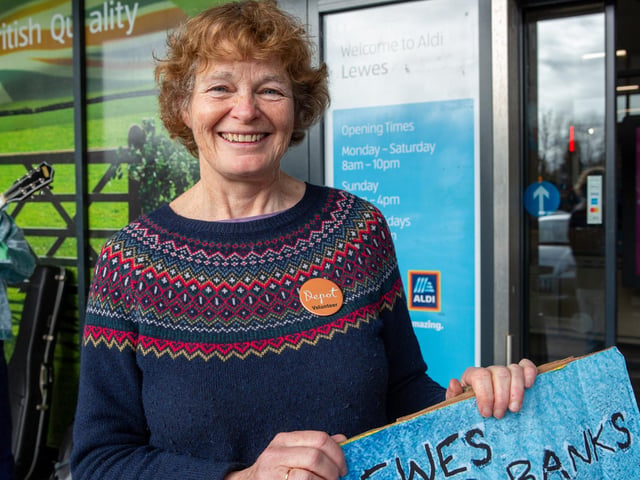 More than 8,000 items have been collected at the Lewes Food Banks Winter Collection
