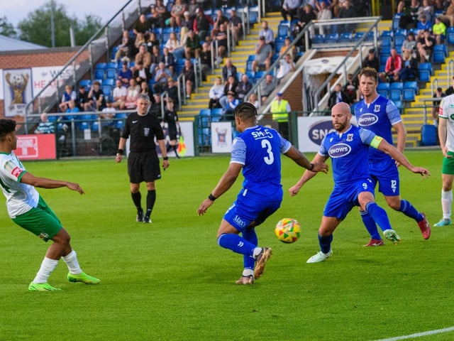 Action from AFC Totton v Bognor Regis Town, July 2023
