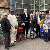 A steel band welcomed guests to Crawley Museum for the launch of Black History Month organised by Diverse Crawley. This year's theme is 'honouring our communities'. Special guests at the launch included Crawley Mayor Marion Ayling and the High Sheriff of West Sussex Gary Shipton. Photo: contributed