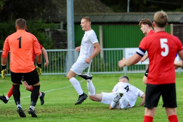 Action from Eastbourne United's 4-2 FA Vase win at Arundel FC