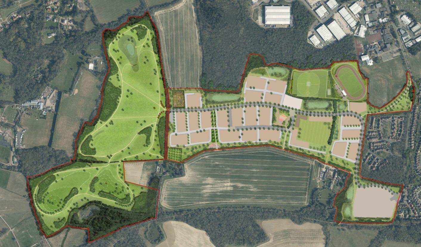 Plans for hundreds of new homes in East Grinstead approved