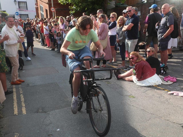 Hastings Old Town Carnival Week 2025: Bike Race. Photo by Roberts Photographic.