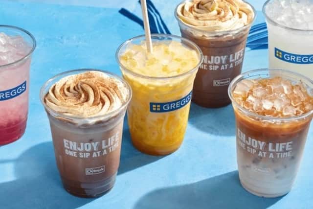 Greggs' new iced drinks. Picture from Greggs