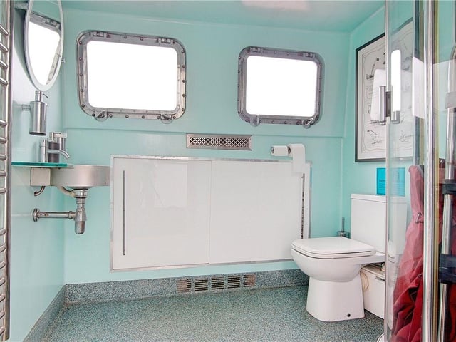 This stunning seafaring Dutch barge houseboat on a private mooring on the River Arun has come on the market with Michael Jones Estate Agents with a guide price of £275,000