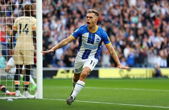 Brighton attacker Leo Trossard has been in fine form for Albion this season in the Premier League