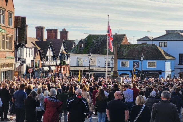 Arundel's Remembrance Sunday parade and service
